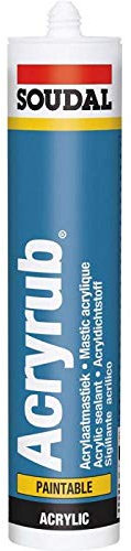 Soudal Acryrub, 310ml, schwarz