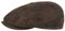 Stetson Hatteras Pigskin Flatcap Herren - Schirmmütze aus Leder - Schiebermütze mit Innenfutter - Mütze - Herrencap Sommer/Winter - Ballonmütze braun XL (60-61 cm)