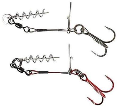 Savage Gear Carbon 49 Corkscrew Stinger - 2 Stingerhaken Systeme