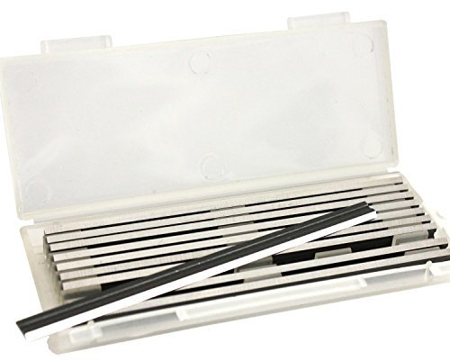 10 Stück HSS Wendemesser/Hobelmesser für Black&Decker Hobel B&D Elektrohobel BD713 / DN KW D1 711/730 / 735 E