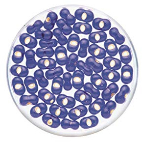 GLOREX Farfalle 6, 5mm Silbereinzug 17G, Farfalle, Dunkelblau, 4 x 4 x 1.5 cm, 1 Einheiten
