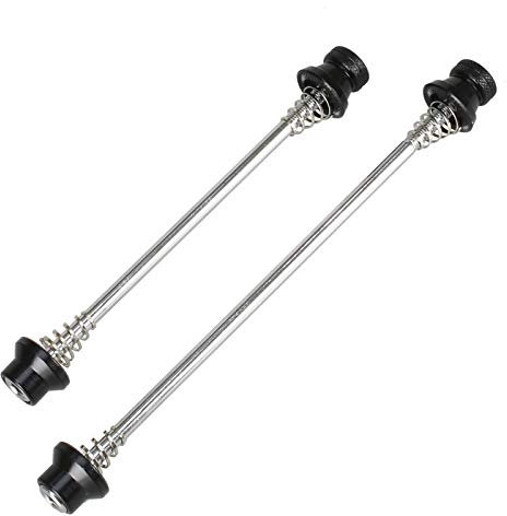CyclingDeal Bike Bicycle Wheel Hub Non Quick Release Lock Skewers Set 5mm - Prevent Removing Wheels by Hands - for MTB Bikes