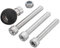 Republe Motorrad-Fahrrad-Roller-Lenkerklemme Kugelmontage Basis kompatibel mit Ram Mount Actionkameras Handyhalter Bolt Bracket