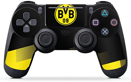 DeinDesign Skin kompatibel mit Sony Playstation 4 Slim Controller Folie Sticker BVB Borussia Dortmund Stadion