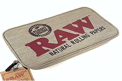 Raw - Custodia anti-odore per fumatori – 5 strati di protezione dagli odori – mezza oncia – mezza oncia – Quarto Pounder – Large – Medium – Small