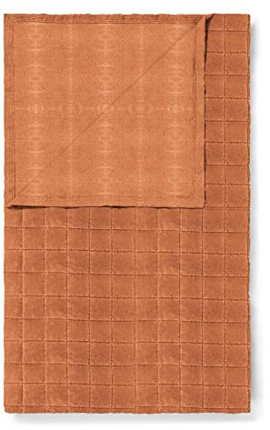 ESSENZA Plaid Julia Brulee, 150x200 cm, 100% Baumwollsamt, Uni