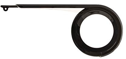 Herrmans Unisex – Erwachsene Kettenschutz-2088700002 Kettenschutz, Transp./Sw Matt, 125mm, 308mm
