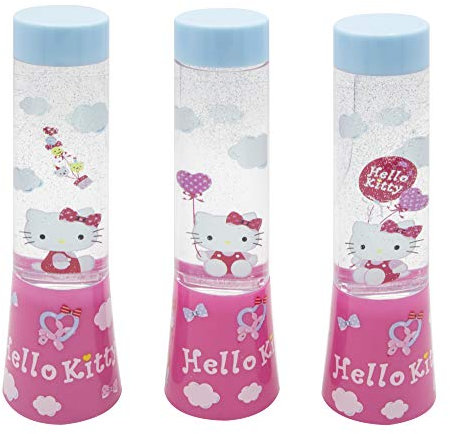 Joy Toy- Hello Kitty Lampada LED Glitter Shake And Shine, Multicolore, Medium, 20609D12