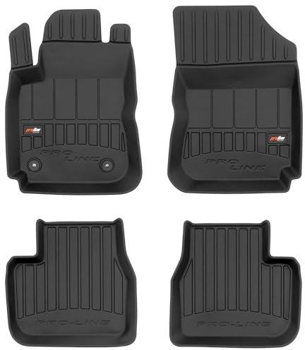 MOTOS Tapis de sol caoutchouc pour Citroen C4 Cactus 2014-2020 Améliorez Votre Confort de Voyage avec Le tapis noir antidérapant Auto 3D- tapis voiture Tous Temps pour Voiture, Protection Contre les s