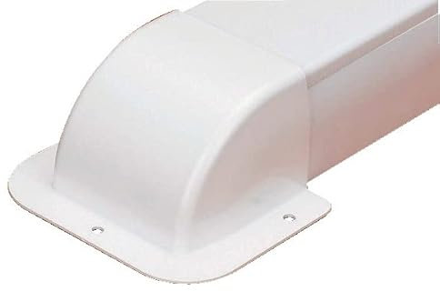 MC DISTRIBUTION Cache Mural Goulotte Super Optimal - Blanc 9003 80x60 - Climatisation