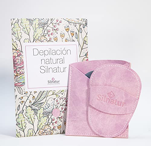 Manopla de Depilación Silnatur | Color Rosa | Incluye 12 Discos de Recambio | Silnatur, la depilación diferente: sana, sencilla e indolora