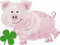 XXL-Folienballon * Rosa Schweinchen * als Geschenk oder Deko für Bauernhof Mottoparty | Größe: 85x65cm | Glücksschwein Schwein Pig Kinder Partydeko, Edition: ungefüllt (ohne Helium)