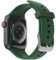 OtterBox All Day Cinturino per Apple Watch Series 9/8/7/6/SE 2 Gen/SE 1 gen/5/4/3, 42mm/44mm/45mm, Morbido al Tatto e Resistente all'Usura, Cinturino in Silicone per Apple Watch, Verde Scuro