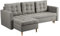 Bonni Ecksofa Oslo mit Schlaffunktion, Eckcouch, Schlafsofa, L-Form Sofa, Polsterecke mit Bettkasten, Klappsofa, Schlafcouch, Bettsofa, Couchgarnitur, Sofagarnitur (grau)