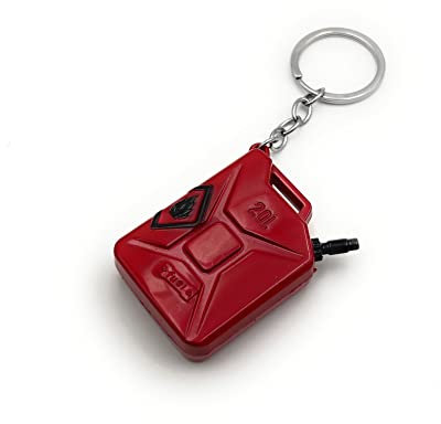 H-Customs jerrican bidon d'essence Rouge Porte-clés Pendentif Rouge