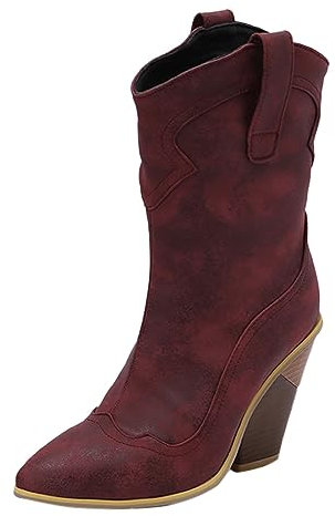Stivali camperos Donna Bianchi Scarpe da Donna Stivali Stivali Moto Racing 43 Stivali Donna Estivi Traforati Stivali Equitazione Bambina 37 Sandali con Lacci Vino-2 34.99
