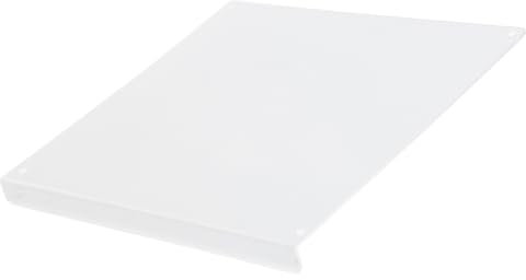 Tagliere in Acrilico Trasparente con Bordo Ribassato per Piano di Lavoro della Cucina (45 * 60 cm)
