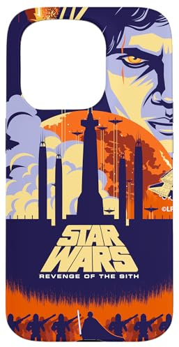 Star Wars Revenge of the Sith Illustrated Movie Poster Case for iPhone 15 Pro