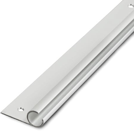 2 x Alu Kederschiene - à 1,2 Meter - Kederleiste - Neigung 45° - Ø10mm (passend für 7-9mm Keder) - Aluminium Kederprofil Leiste für Wohnwagen Wohnmobil Zelt Vorzelt Sonnensegel - Vorzeltschiene