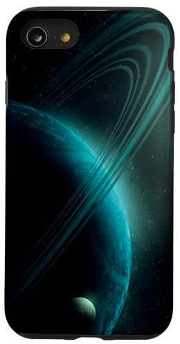 Space Theme Green Case for iPhone SE (2020) / 7 / 8