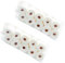 VICASKY 2 Bags Miniature Dollhouse Toilet Paper Rolls Dollhouse Toilet Tissue Pretend Play Toilet Paper Miniature Paper Towels Cake Topper Bathroom Furniture Accessories