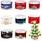 JWTRSVTY 8Pcs Weihnachten Blechdose mit Deckel, Mini Weihnachtskeksdosen, Weihnachten Mini Aufbewahrungsdosen, Mini Metalldose Weihnachten, für Weihnachten Verpacken Kekse Süßigkeiten Snacks