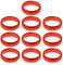 10 Stück Schaftringe Vorbau O-Ringe Runde Metall Aluminium Ringe für Nylon Schäfte Zubehör