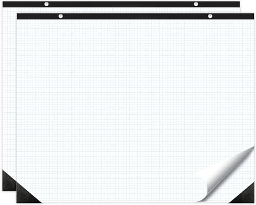 gisgfim 2 Pads Large Engineering Graph Paper 22x1inch' Sturdy Graph Desk Pad 1/4inch Quad Grid Blueprint Paper Giant Drafting Pad Sketching Graph Paper for Engineer Architect Designer Mathematician