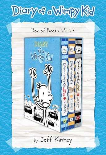 Diary of a Wimpy Kid Box of Books 15-17: Deep End, Big Shot, and Diper Överlöde (Diary of a Wimpy Kid Box Set) (English Edition)