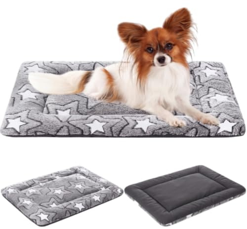 Namalu 2 Stück Hundedecke Hundekissen Waschbar Hundebett mit Wendekissen Sternmuster Hundematte Weich Kühl und Warm Katzenbett Katzendecke Haustier Decke für Kleine Mittelgroße Grosse Hunde