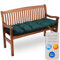 Amazinggirl Bankauflage Sitzkissen Outdoor Hollywoodschaukel Kissen 120 x 40 cm - Sitzpolster Bank Polster für Sitzbank Gartenbank und Paletten Bankkissen Indoor und Outdoorkissen Grün