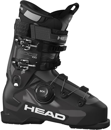 HEAD Skischuhe Skistiefel Alpinskischuhe Alpin-Skistiefel Alpinstiefel Edge 100 HV BOA - Flex 100/90 - MP27.5 EU42.5 - für Fortgeschrittene und Gute Fahrer