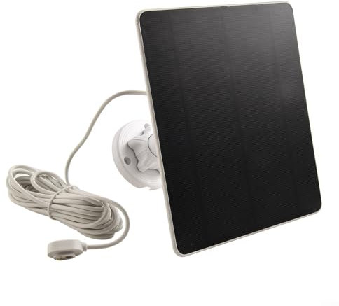 Panneau solaire 5 W pour Arlo Pro, 5S 2K/3/4 pour Ultra 2 IP66 résistant aux intempéries IP66 Panneau solaire avec câble de charge de 4 m