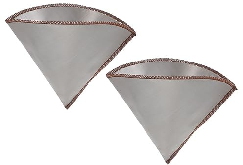 UTHCLO 2 Pezzi Filtro in Acciaio Inossidabile Riutilizzabile per Tazze Rete Fine Antiruggine per Espresso e Resistente e Facile da