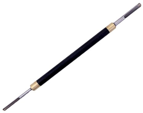 JISADER Lochschneider für Ton Töpferwerkzeug Keramikwerkzeug Modellierwerkzeug Stanzwerkzeug als Doppelköpfiges Werkzeug mit Holzgriff für, 2.5 Mm bis 3.5 Mm