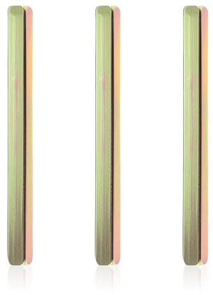 PIANKEKE 3 Pcs 7.5mm x 100mm Door Handle Spindles | 7.5mm x 100mm metal spindle bars for replacing compatible UPVC door and window handle parts