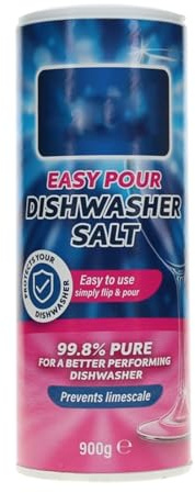 UHR Dishwasher Salt, Prevents Limescale, Special Formulation, Enhances Dishwasher Efficiency, Prevents Water Spots & Streaks, Convenient Refilling, Ideal for Glassware and Cutlery