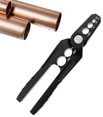 Pince de réparation de tubes en cuivre, outil de réparation de tubes en cuivre | Pince à tuyaux Outil de de tuyaux de réfrigérant,Outils à main rond de tube en, outil de réfrigératio