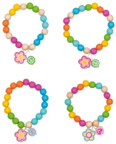 goki Armband Holzperlen buntes Kinderspielzeug Geschenkidee