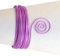 Vaessen Creative 24242-013 Aludraht Prägung Rund, Aluminium, Lavendel violett, 500 x 0.2 x 0.2 cm
