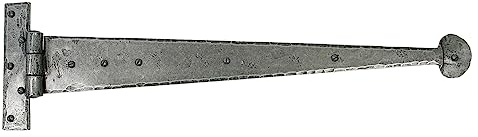 From The Anvil Pewter 22 Inch Penny End T Hinge (Pair)