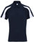 AWDis Cool Contrast Polo French Navy/Arctic White