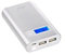 PNY AD7800 Batterie Externe téléphone Portable Rechargeable pour Smartphone/Tablette Apple iPhone/Ipad/Android/Samsung et Autres appareils compatibles 7800 mAh Metal Ecran Digital Argent