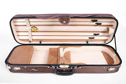 Geigenkoffer Holz DeLux 4/4 beige - beige M-Case