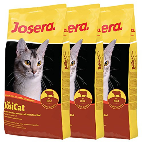 Josera 3 x 10 kg JosiCat Rind