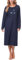 Merry Style Chemise de Nuit Lingerie Robe Vêtement d'Intérieur Manches Longues Femme 91LW1 (Bleu Foncé (Manches Longues), XL)