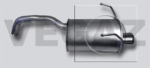 Vegaz FTS-371 Endschalldämpfer