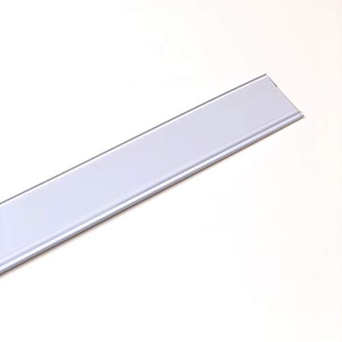 Confezione da 50 portapacchi con adesivo a 1 metro per etichette da 39 mm, colore bianco. Etichette Prezzi Negozio, portapranzi, portapacchi adesivo, cartelli per prezzi (1 striscia)