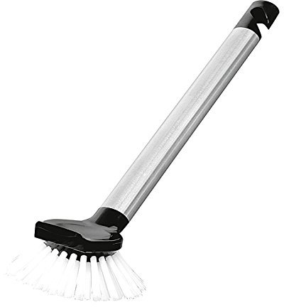 Bürstenmann Spülbürste, mit Edelstahlgriff und Nylonborsten, 27 cm lang (4er Pack)