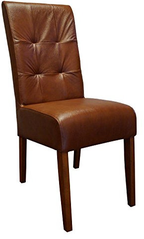 Quattro Meble Antic Braun Glanz Echtleder Stühle Albert Lederstühle Echt Leder Antique Tabac Esszimmerstuhl Lehnstuhl Rindsleder Volleder Esszimmerstühle